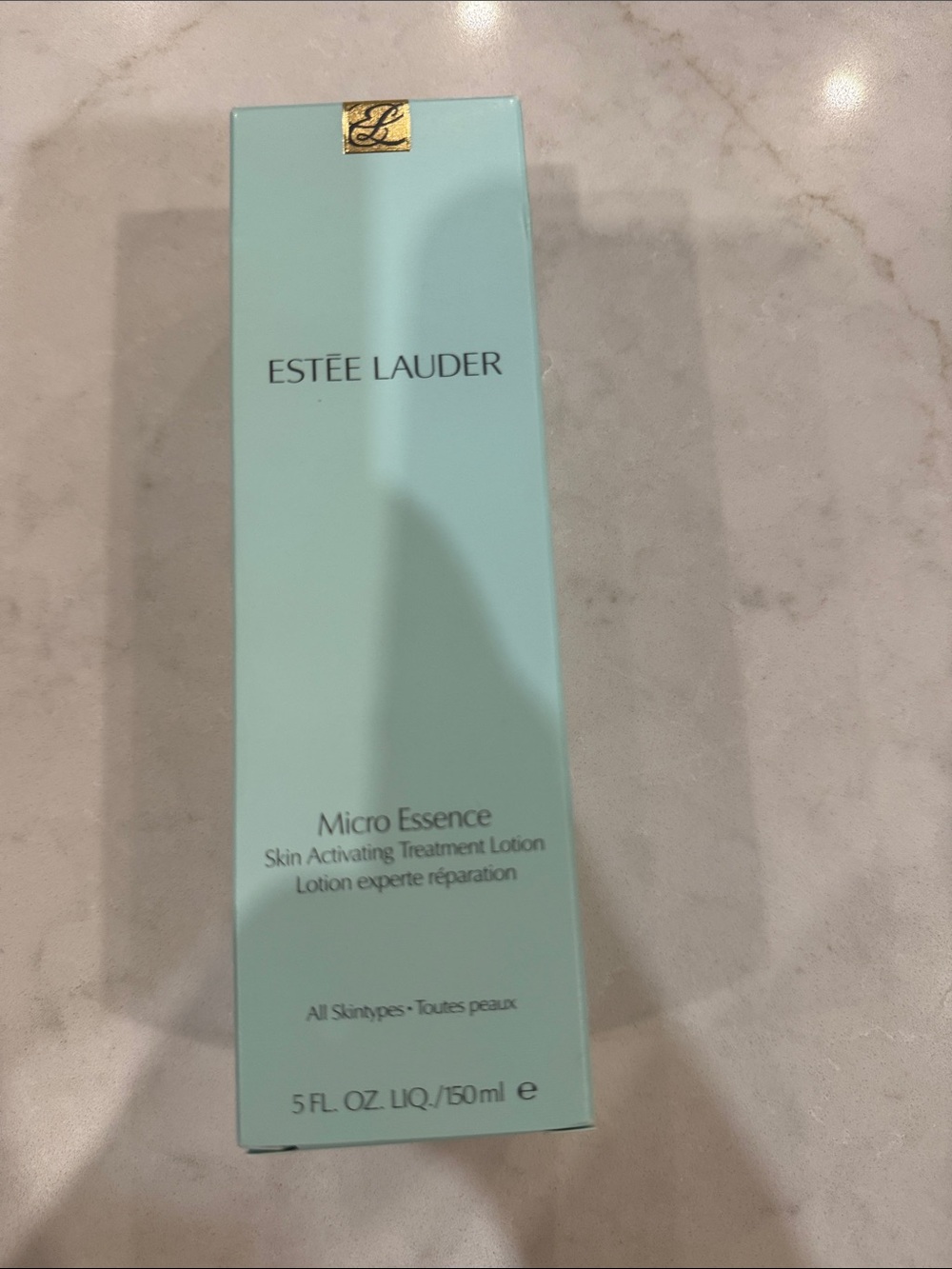 Estee Lauder Micro Essence Treatment Lotion - Mint Green & Gold